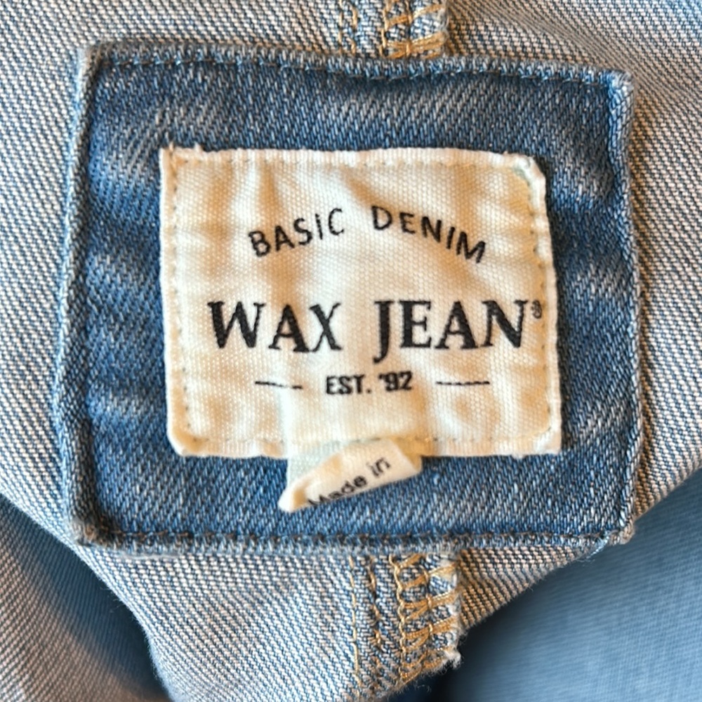 Stretchy denim Overall dress - Picture 3 of 3